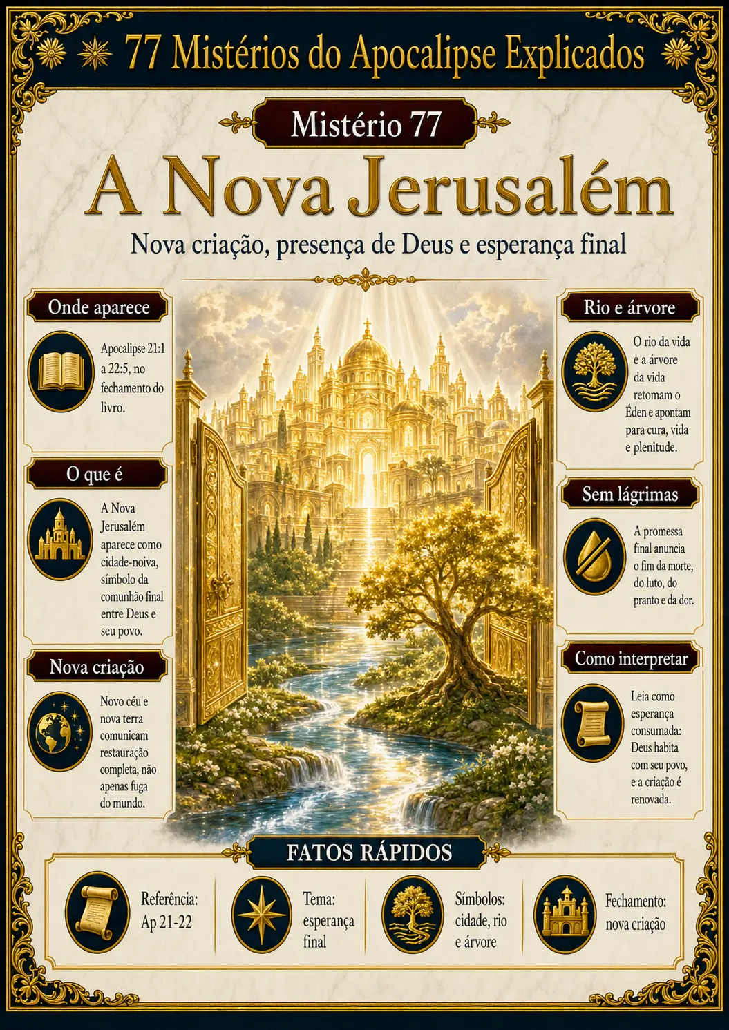 Prévia do Mistério 77 - A Nova Jerusalém