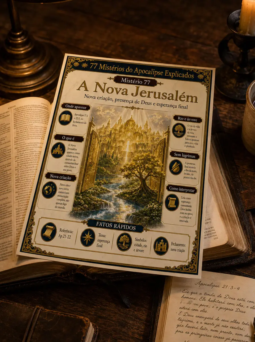 Prévia impressa da Nova Jerusalém